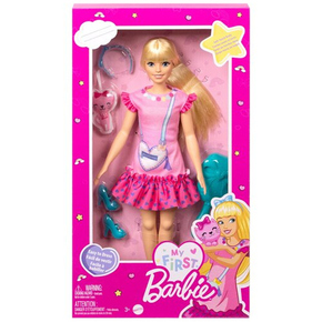 Barbie®: Moja prva Barbie lutka - Lutka s plavom kosom 34 cm - Mattel