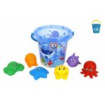 Set for playing in the sand, water and bathing animals 7945