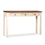 vidaXL Konzolni stol od masivnog drva šišama i manga 120 x 30 x 76 cm