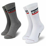 Set od 2 para unisex visokih čarapa Levi's® 37157-0151 Siva