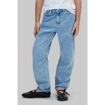 Calvin Klein Jeans straight traperice za djecu Barrel leg plava LVCKFJC13G.9BY2