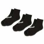 Set od 3 para unisex visokih čarapa Asics 3PPK Quarter Sock 155205 Black 0900