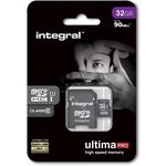 SecureDigital MicroSD 32GB Integral UltimaPro INMSDH32G10-90U1