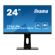 Iiyama ProLite XUB2492HSN-B1 monitor, IPS, 23.6"/23.8"/55", 16:9, 1920x1080, 75Hz, pivot, USB-C, HDMI, Display port, USB