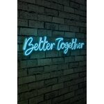 Ukrasna plastična LED rasvjeta, Better Together - Blue