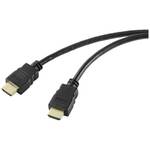 SpeaKa Professional HDMI priključni kabel HDMI A utikač, HDMI A utikač 1.50 m crna SP-10481288 PVC obloga HDMI kabel