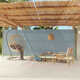 vidaXL Uvlačiva bočna tenda za terasu 200 x 600 cm siva
