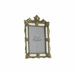 Okvir za sliku DKD Home Decor 18,7 x 2 x 27,7 cm Ogledalo Šampanjac Kristal Smola Shabby Chic , 530 g