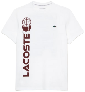 Muška majica LacosteTennis x Daniil Medvedev Regular Fit T-Shirt - white