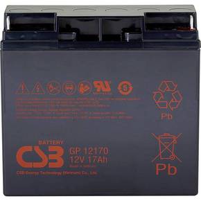 CSB Battery GP 12170 Standby USV GP12170I1 olovni akumulator 12 V 17 Ah olovno-koprenasti (Š x V x D) 181 x 167 x 76 mm M5 vijčani priključak bez održavanja