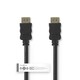 Kabel NEDIS, HDMI (M) na HDMI (M), crni, 1.5m, ethernet, pozlaćeni, bulk