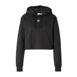 ADIDAS ORIGINALS Sweater majica 'Adicolor Essentials Fleece' crna / bijela