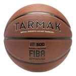 Košarkaška lopta BT500 Touch FIBA veličina 7 smeđa