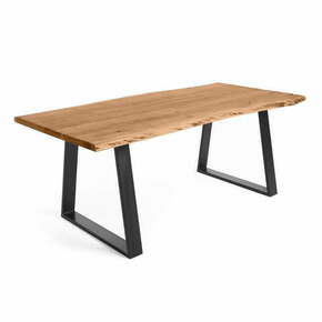 Blagovaonski stol s pločom stola od bagrema u prirodnoj boji 90x180 cm Alaia – Kave Home