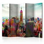 Paravan u 5 dijelova - Colors of New York City II [Room Dividers] 225x172
