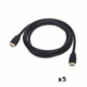SBOX kabel HDMI 1.4 M/M, 1.5m, bulk, 5 kom; Brand: WireTech; Model: ; PartNo: HDMI-1,5 x 5; wire-hdmi1_5mx5 Namjena HDMI KABEL SBOX 1.4v M/M 1,5m Vrlo visoka čistoća materijala Vanjski promjer kabla 7.5 mm Konektori: 24K Pozlaćeni Minimalna...