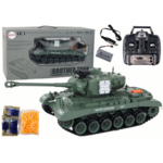 Leopard RC Tank Remote Controlled Cannon 1:18 Gray