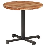 vidaXL Bistro stol okrugli Ø 80 x 75 cm od masivnog bagremovog drva