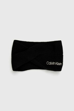 Calvin Klein Traka za kosu crna / bijela