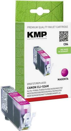 KMP tinta zamijenjen Canon CLI-526M kompatibilan purpurno crven C84 1515