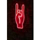 Ukrasna plastična LED rasvjeta, Rock N Roll Sign - Red