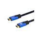 SAVIO CL-143 8K v2.1 HDMI kabel, presvučen tkaninom, 3m