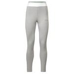 Reebok Sportske hlače siva melange / kivi zelena / bijela