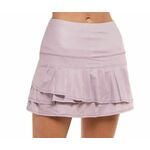 Ženska teniska suknja Lucky in Love Avant Garde 1.0 Long Architect Stripe Skirt - dusk