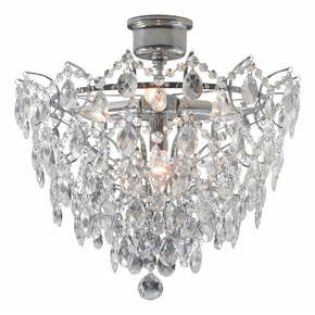 Stropna svjetiljka u srebrnoj boji Markslöjd Rosendal Luxy