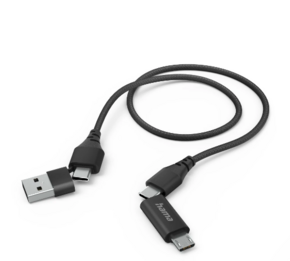 Kabel HAMA 4u1 USB-C - USB-A - USB-C - USB-micro 1