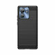 Carbon Case maskica za Motorola Edge 40: crna