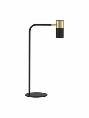 NOVA LUCE 9010225 | Pongo-Pogno Nova Luce stolna svjetiljka 55cm sa prekidačem na kablu elementi koji se mogu okretati 1x GU10 crno mat