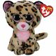 Maskotka Ty Leopard brązowo - różowy Livvie 24 cm