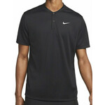 Muški teniski polo Nike Men's Court Dri-Fit Blade Solid Polo - black/white