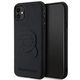Karl Lagerfeld KLHCN613DRKNK Apple iPhone 11/XR black hardcase Rubber Karl Head 3D