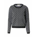 MICHAEL Michael Kors Sweater majica crna / bijela