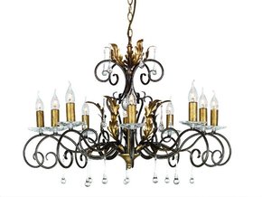 ELSTEAD AML10-BRONZE | Amarilli Elstead luster svjetiljka 10x E14 antik brončano