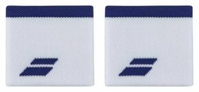 Znojnik za ruku Babolat Logo Wristband - white/sodalite blue