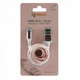 SBOX kabel USBuiPh.7 M/M 1,5M zlatno roza, 2kom IPH7-RG