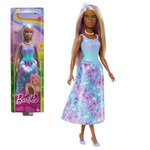 Barbie Dreamtopia: Princeza lutka u plavo-ljubičastoj haljini s leptirima - Mattel