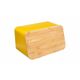 Kutija za kruh s daskom za rezanje Modern žuta