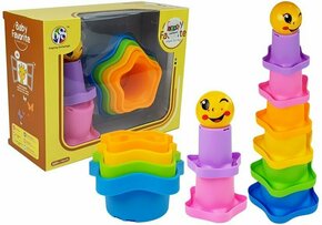 Pyramid Cups for Babies Asterisks