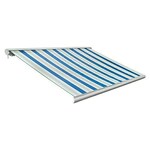 Sunfun Kazetna tenda (Plavo-sivo-bež, Boja stalka: Srebrnosive boje, Širina: 3,5 m, Izvlačenje: 3 m) + BAUHAUS jamstvo 5 godina