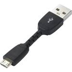 Renkforce USB kabel USB 2.0 USB-A utikač, USB-Micro-B utikač 5.00 cm crna