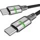 Avax CB633 STEELY LED 2 m USB kabel