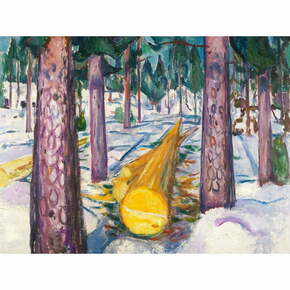 Reprodukcija slike Edward Munch - The Yellow Log