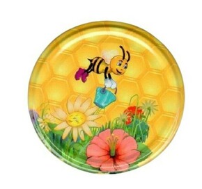 Poklopci fi 82 milimetara metalni design - pčelac Pavo