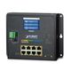 Planet Industrial L2+ 8-Port 10/100/1000T 802.3at PoE + 2-Port 100/1000X SFP Wall-mount Managed Switch with LCD touch screen PLT-WGS-5225-8P2SV