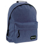 Mood: Plava Sigma školska torba, ruksak 30x15x40cm