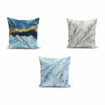 Set s 3 jastučnice Minimalist Cushion Covers Azuro Cassie, 45 x 45 cm